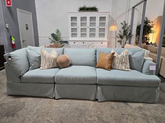 117" Skirted Sofa, New!