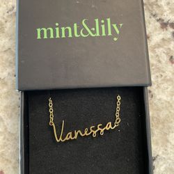 Vanessa name necklace for Sale in Naperville, IL OfferUp
