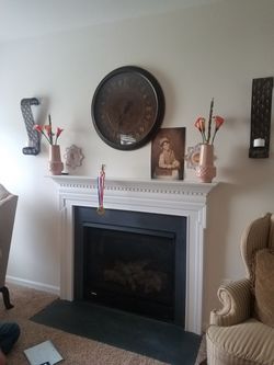 Mantel molding all in one piece