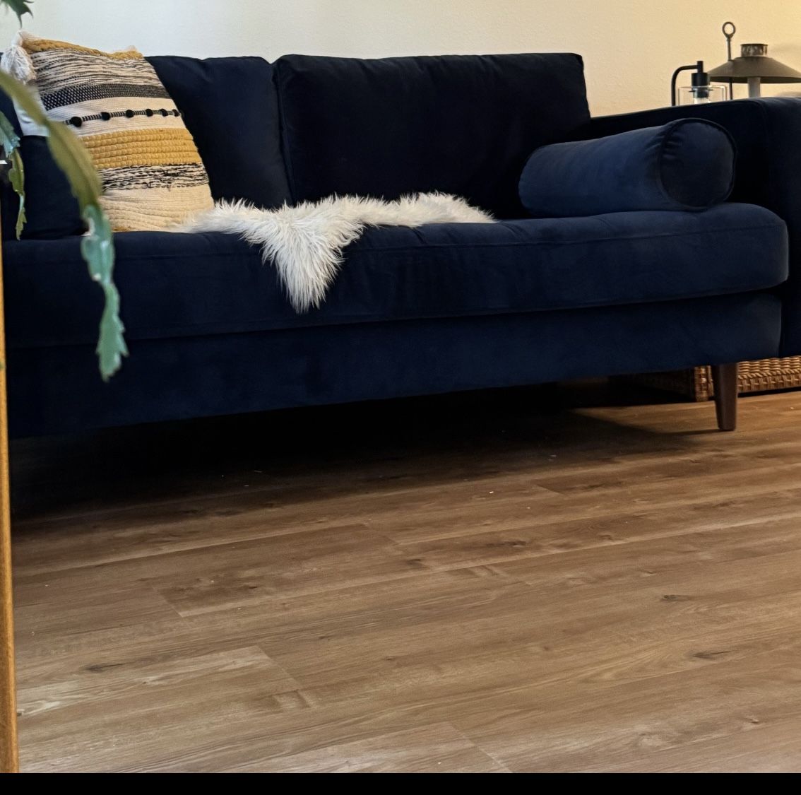 Article Sven 72" X 38" Tufted Velvet Loveseat - Plush Cascadia Blue