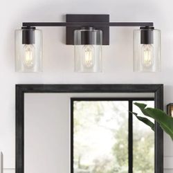 0371: New 3 Light Black Vanity Lights,Modern Bathroom Vanity Light