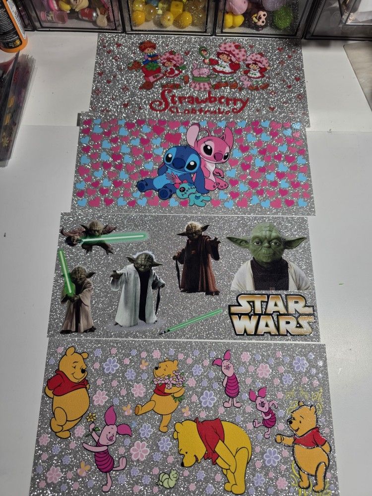 Glitter 16oz Cup Wraps