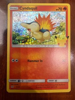 Pokemon Cyndiquil 10/25 Celebrations 25th Anniversary Holo HP/Damaged