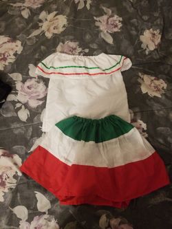 Little Girls Mexican Outfit