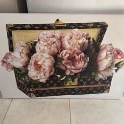 Floral LV Canvas Picture 