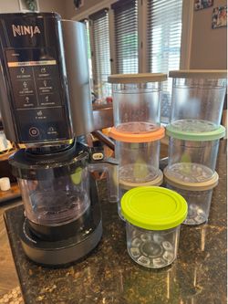 Ninja Creami with 7 Genuine Ninja Containers