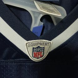 Tom Brady On Felid Reebok Away Jersey Size M