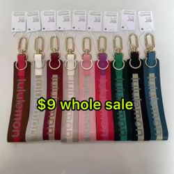 Lulu Lemon Never Lost Key Chain 
