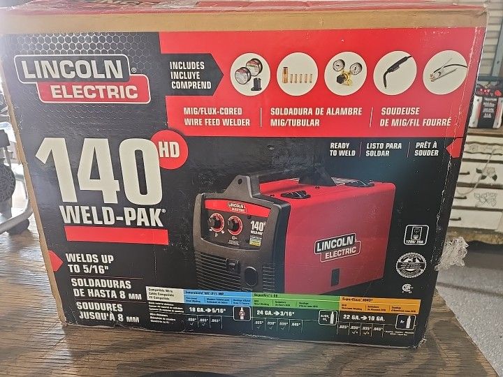 Lincoln Electric 140HD WELD-PAK MIG/Flux-Cored Wire Feed K2514-1