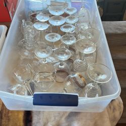 Vintage Wine Glasses