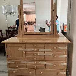 Solid Wood Dresser 