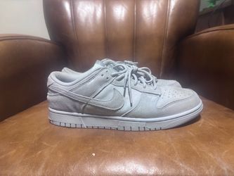 10.5 Nike Dunk Low Grey Suede