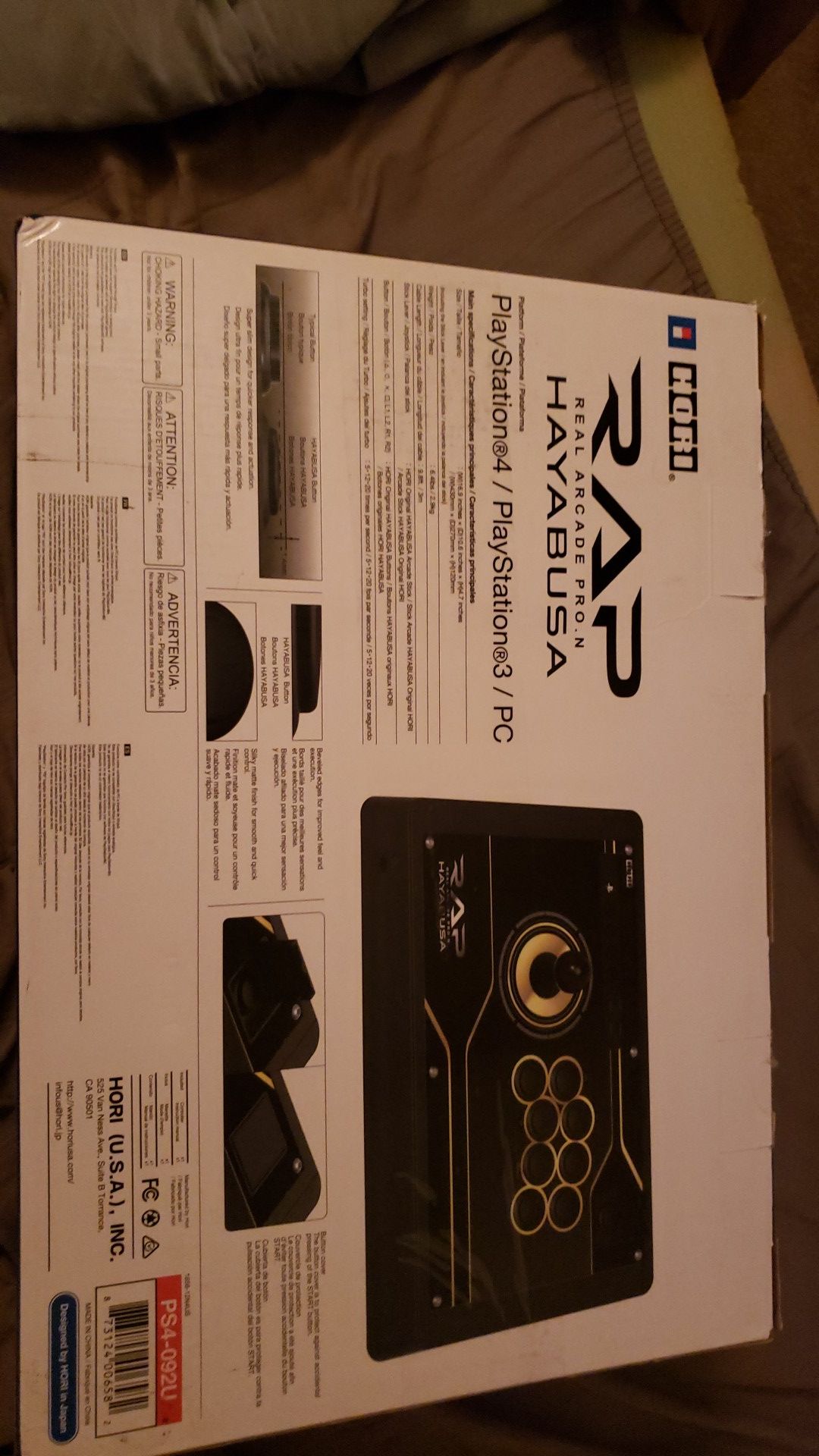 rap hayabusa fightstick pro ... hori