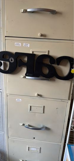 Black Wooden Decorative Letter Set