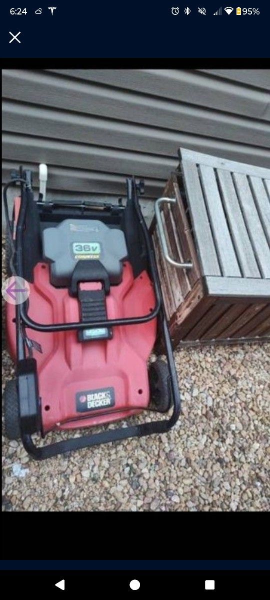Black Decker Electric Lawn Mower
