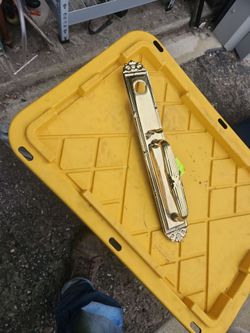 Emtek single entry door handle