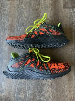 Adidas Vigor Bounce J Orange Black Runni 