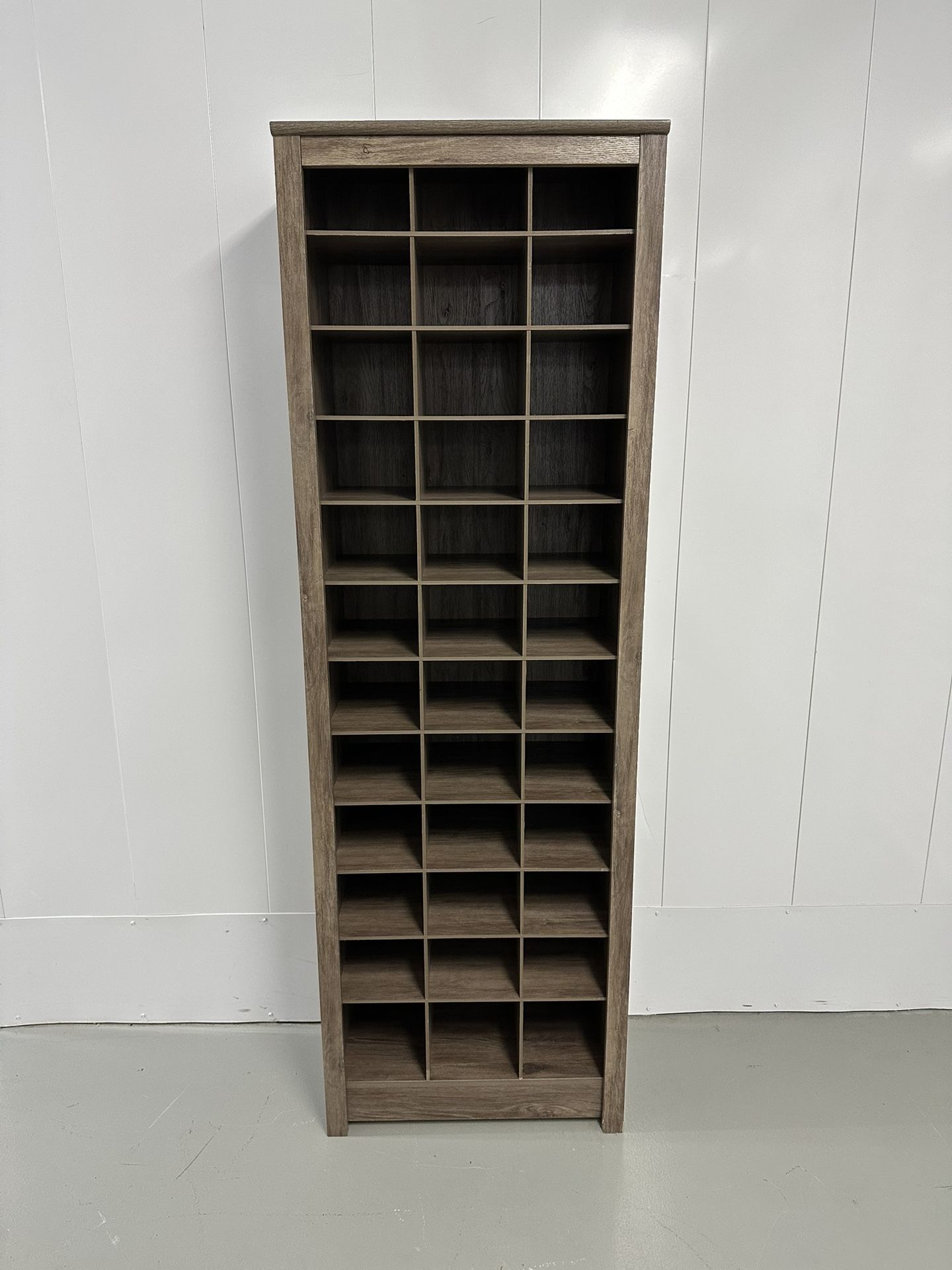 Prepac Space-Saving Shoe Storage Cabinet - Drifted Gray