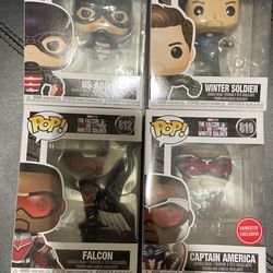 Funko Pop Falcon And Winter Soldier Set