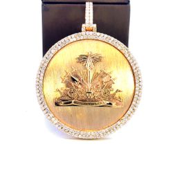 10KY Diamond Pendant