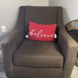 Maier Walnut Accent Chair