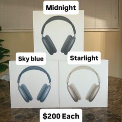 AirPods Max USBC Blue,Midnight,Starlight