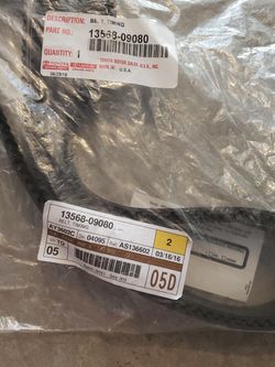 Timing Belt, 1(contact info removed)  Toyota V6, New