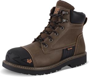 Yelang Men's Steel Toe Safety Work Boot Slip Resistant Puncture Utility Shoes 6 Inch For Industrial Construction Outdoor botas de trabajo para hombre