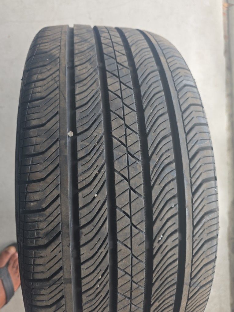 Continental Has A Nail In It Needs To Be Packed One Tire 245 40 19 65% Tread