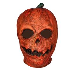 Halloween Pumpkin Skull Latex Full Head Mask