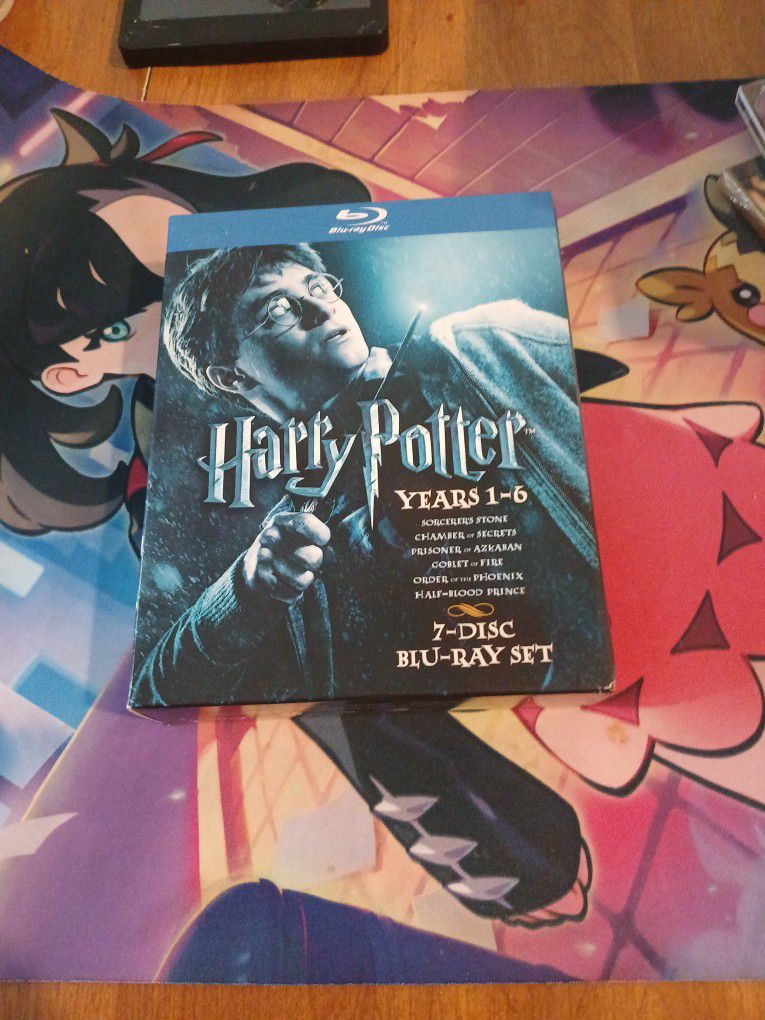 Harry Potter Complete 7 DISC Bluray SET YEARS 1-6