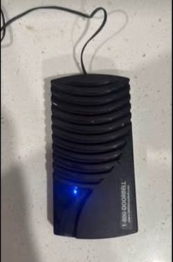 Black Wireless Doorbell Receiver