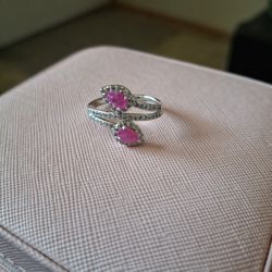 Lab Created Rose Ice Crystal 