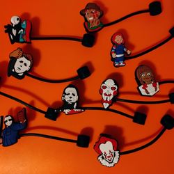 Horror Straw Toppers NEW 
