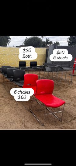 Chairs and stools for sale
