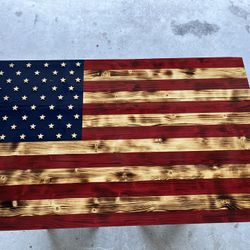Rustic American Flag
