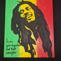 Bob Marley Painting
