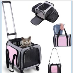 Pet Carrier With Wheels 