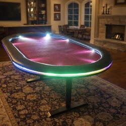 Custom 8 Seat Poker Table