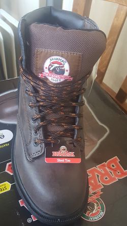 Brahma Steel toe work boots never used!