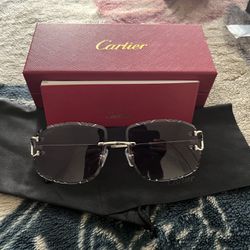 Cartier Diamond Cut Glasses 