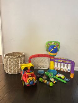 Basket + toys bundle