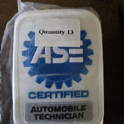 Authentic AUTOMOTIVE ASE CERTIFIED PATCHES
