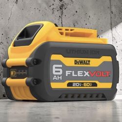 DEWALT DCB606 FLEXVOLT® 20/60V MAX* BATTERY PACK 6.0AH (1 pk.)