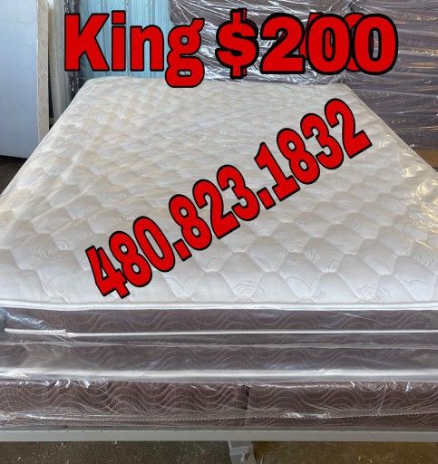 NEW KING PILLOW TOP