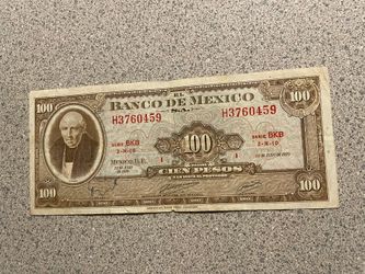 Mexico 🇲🇽 Billete Raro😎