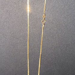 14 k chain solid gold 20 inch