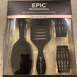 Brand New In Box Eric Professional Brush And Hair Tie 