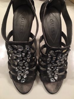 Beautiful metallic sandals