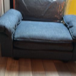 Blue Sofa Chair 